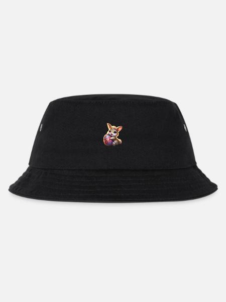 Lapin de Pâques avec œuf - Bob Enfant - noir