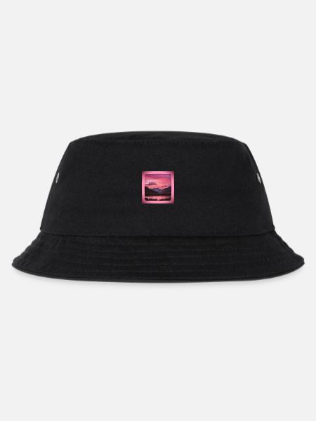 Mountains - Kids’ Bucket Hat - black