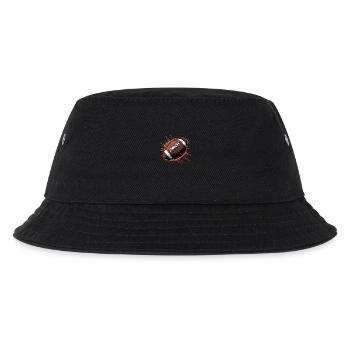 Fußball - Kinder Bucket Hat - Schwarz - Vorne