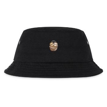 Süßes faules Paar liebt Kuscheln - Kinder Bucket Hat - Schwarz - Vorne