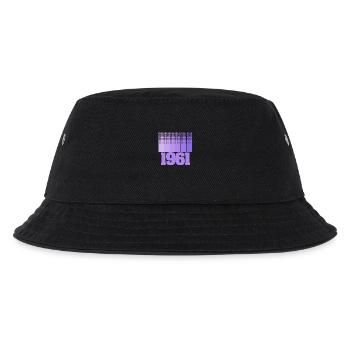 Geboren 1961 - Kinder Bucket Hat - Schwarz - Vorne