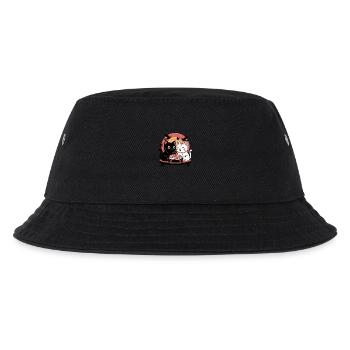 Sushi Katzen bei Sonnenuntergang – Japanischer Sti - Kinder Bucket Hat - Schwarz - Vorne