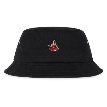 The girl with a pearl earring yoga - Kids’ Bucket Hat - black - Front