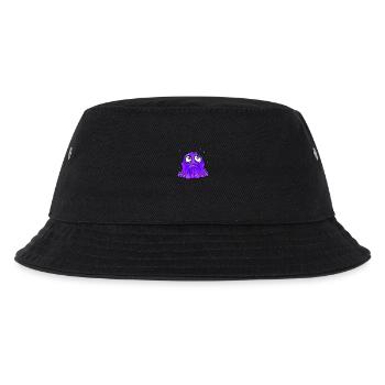 Lila Schleimmonster - Kinder Bucket Hat - Schwarz - Vorne