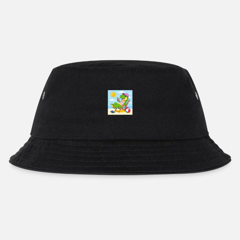 Rex on the beach - Kids’ Bucket Hat - black