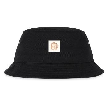 Kawaii Igel im Pastellstil - Kinder Bucket Hat - Schwarz - Vorne