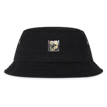 Lost Place Single Bee Flying Rust Metal Urban - Kids’ Bucket Hat - black - Front