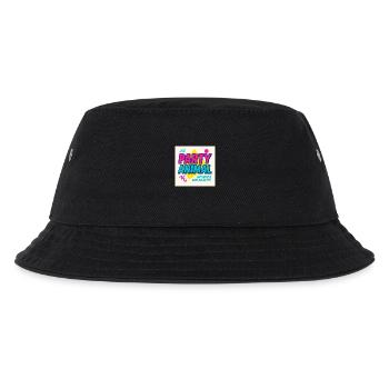 Party Anima.l– Neon Beat Edition - Kinder Bucket Hat - Schwarz - Vorne