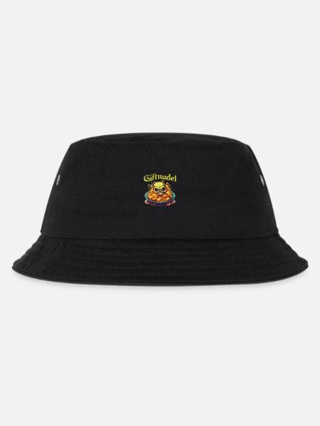 Giftnudel - Kinder Bucket Hat - Schwarz