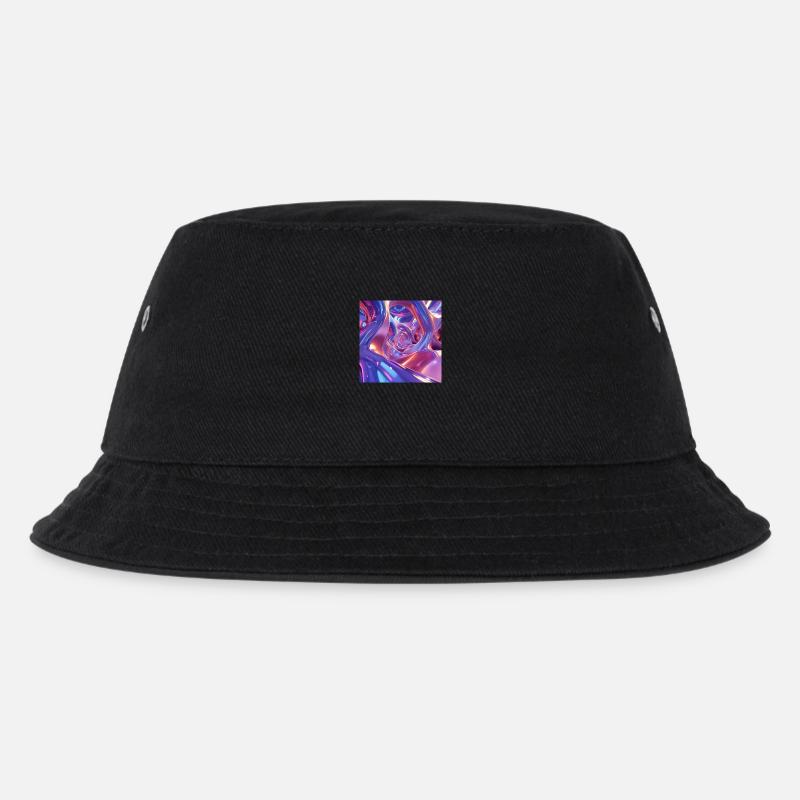 Kunst - Kinder Bucket Hat - Schwarz