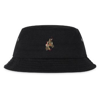PFERD - INDIANER - REITEN - WESTERN - ENGLISCH - Kinder Bucket Hat - Schwarz - Vorne