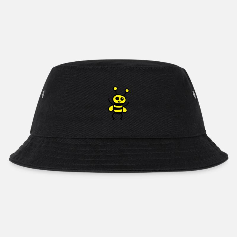 Cute Bee - Kids’ Bucket Hat - black