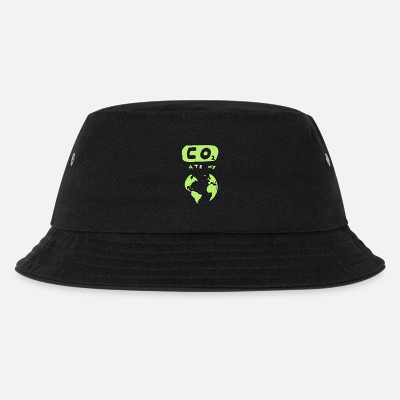 co2 - Kids’ Bucket Hat - black