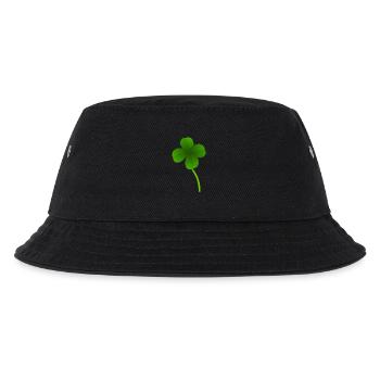 Kleeblatt - Kinder Bucket Hat - Schwarz - Vorne