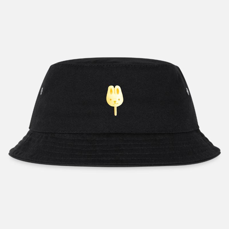 Kanincheneis - Kinder Bucket Hat - Schwarz