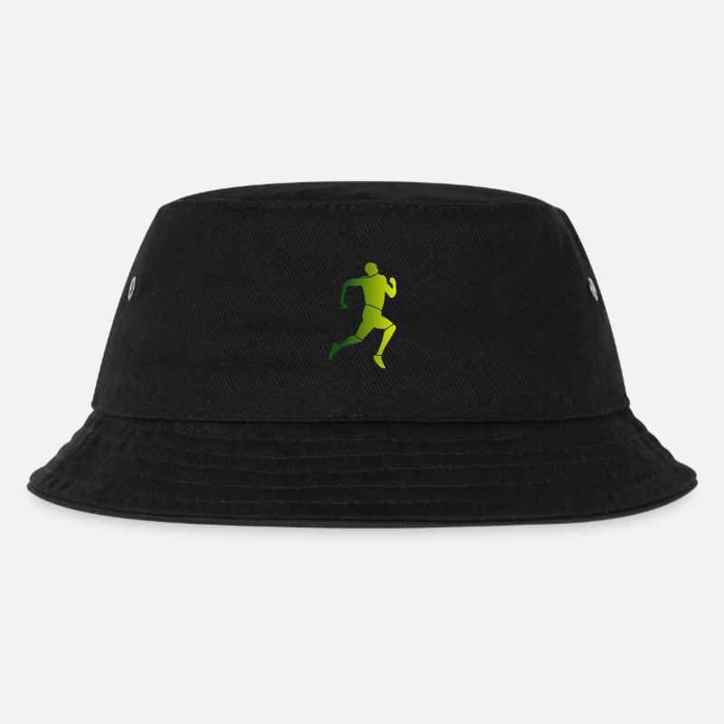 Läufer - Kinder Bucket Hat - Schwarz