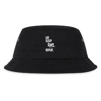 EAT SLEEP RUN - Kids’ Bucket Hat - black - Front