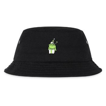 geburtstag alleine einsam traurig geschenke feiern - Kinder Bucket Hat - Schwarz - Vorne