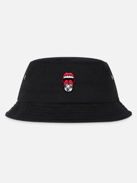 petanque tire langue language mouth boul - Bob Enfant - noir