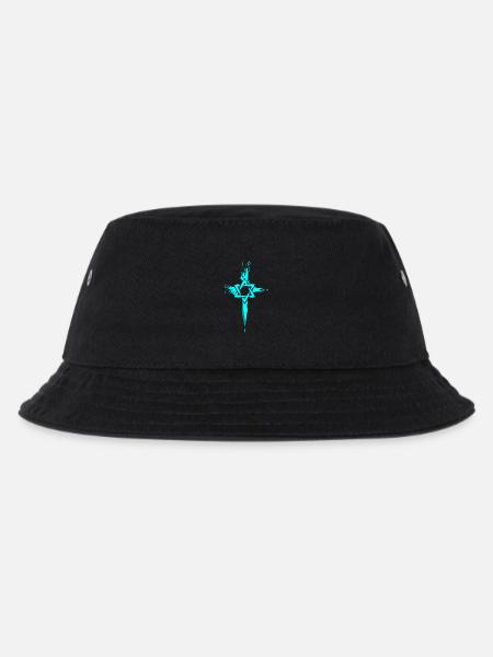 Messianische Juden Judenchristen Davidstern Kreuz - Kinder Bucket Hat - Schwarz