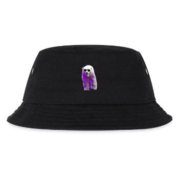 Polar Bear - Eisbär - Kinder Bucket Hat - Schwarz - Vorne
