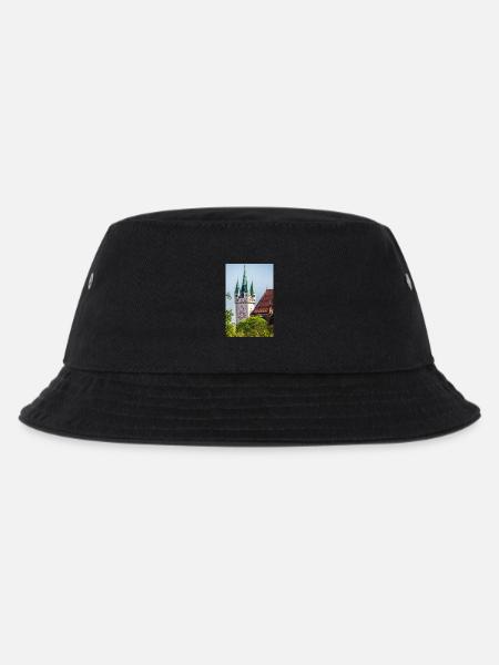 Straubing Stadtturm - Kinder Bucket Hat - Schwarz