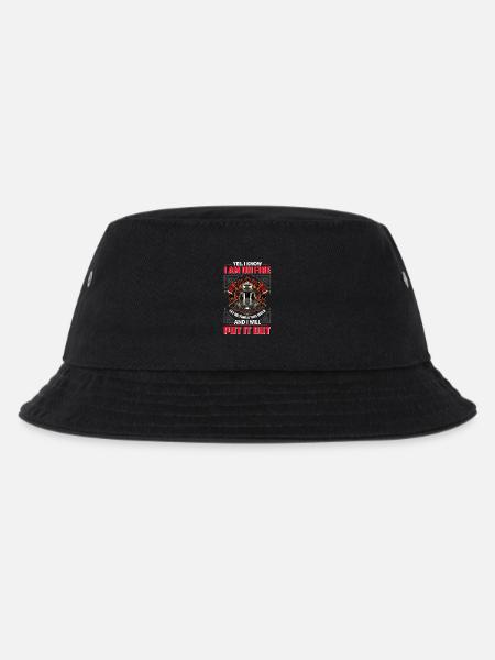 Feuerwehr - Kinder Bucket Hat - Schwarz