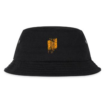 Spur des Reifens - Kinder Bucket Hat - Schwarz - Vorne