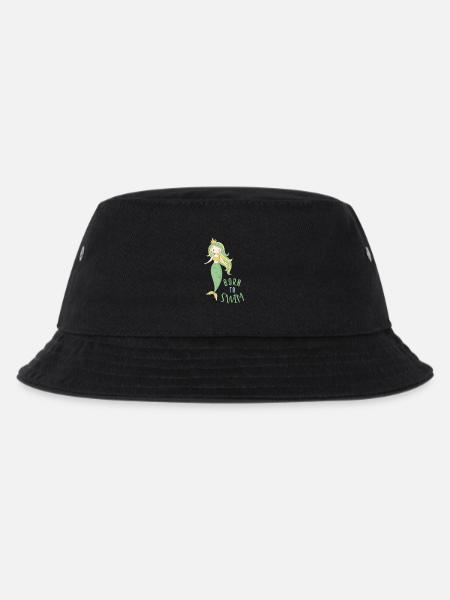 Born to swim - Kids’ Bucket Hat - black