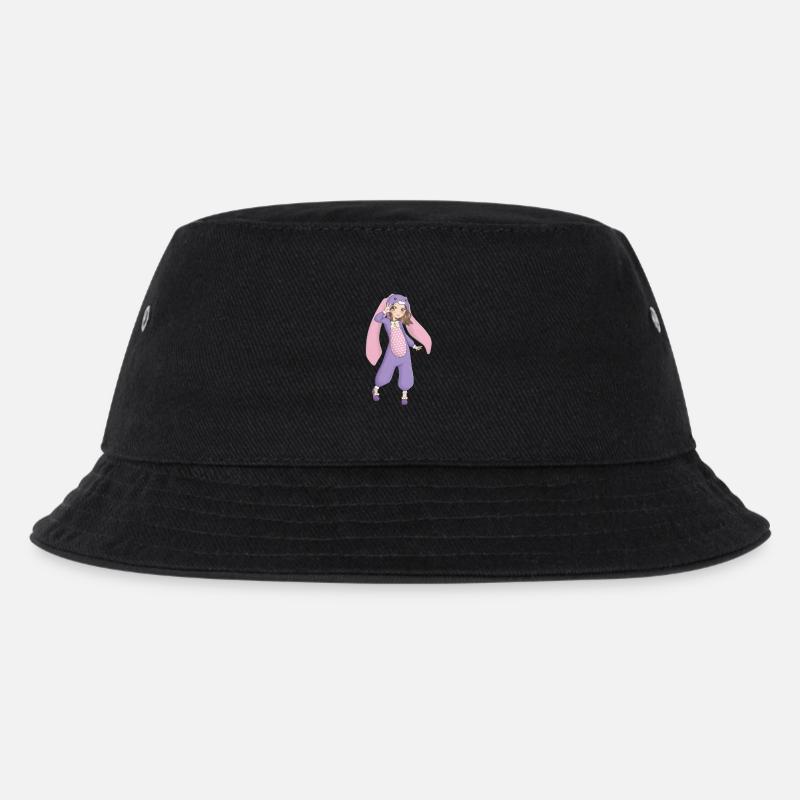 Manga - Kinder Bucket Hat - Schwarz