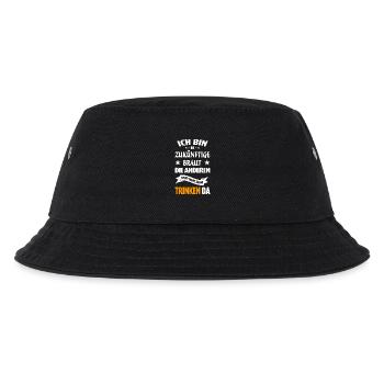 Zukünftige Braut Junggesellinnenabschied Hochzeit - Kinder Bucket Hat - Schwarz - Vorne