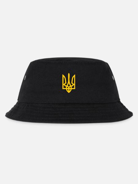 Ukraine - Kinder Bucket Hat - Schwarz
