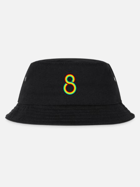 Schon 8 Jahre! - Kinder Bucket Hat - Schwarz