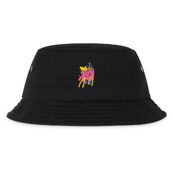 Basketball Player Colorful Paint Slam Dunk Sports - Kids’ Bucket Hat - black - Front