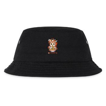 Maneki neko ramen retro - Kinder Bucket Hat - Schwarz - Vorne