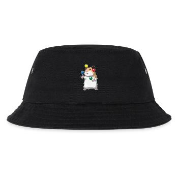 Hamster juggler juggling - Kids’ Bucket Hat - black - Front