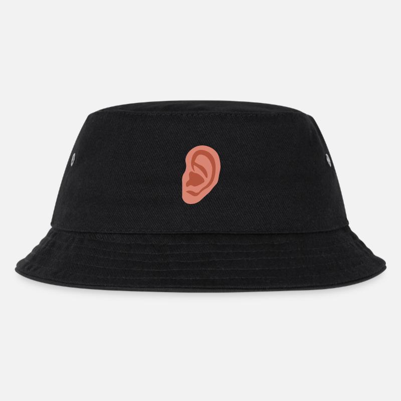Big ear - Kids’ Bucket Hat - black