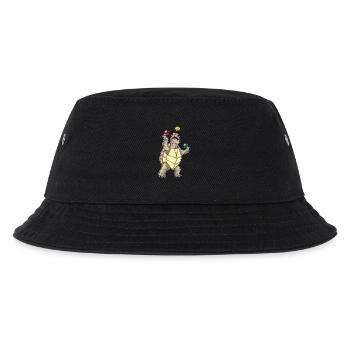 Turtle juggler juggling - Kids’ Bucket Hat - black - Front