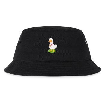 Duck Medal - Kids’ Bucket Hat - black - Front