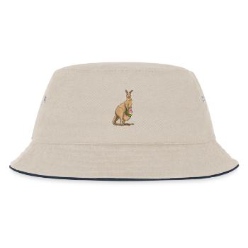 Oeuf de Pâques Kangourou - Bob Enfant - blanc cassé/bleu marine - Devant