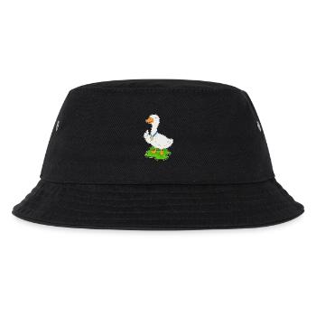 Duck Medal - Kids’ Bucket Hat - black - Front