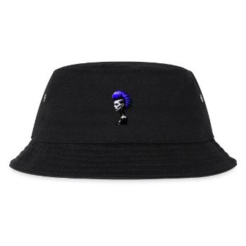 Punk Girl - Kinder Bucket Hat - Schwarz - Vorne