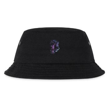 Lion Colorful Lion Head Neon Colorful Predator Art - Kids’ Bucket Hat - black - Front
