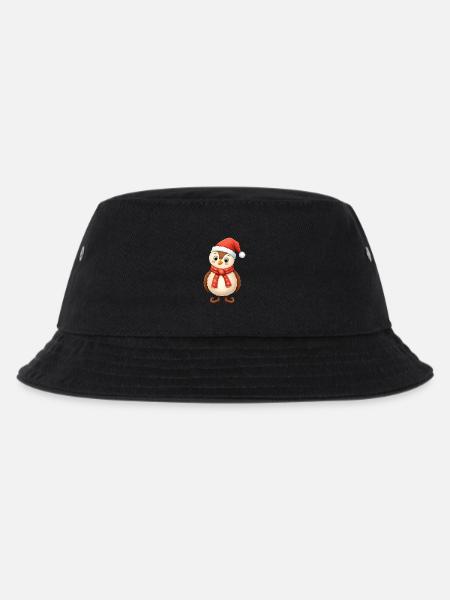 Weihnachtlicher Charakter - Kinder Bucket Hat - Schwarz