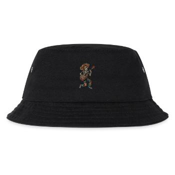 Mexikanisches Skelett Gitarre - Kinder Bucket Hat - Schwarz - Vorne