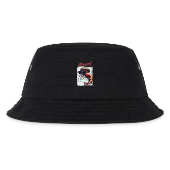 Shrimply the best Wortspiel - Kinder Bucket Hat - Schwarz - Vorne