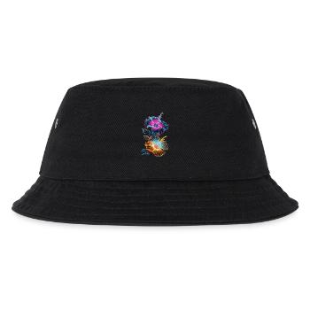 Orchideen für eine Floristin - Kinder Bucket Hat - Schwarz - Vorne