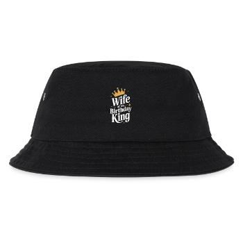 Frau Ehefrau Partnerin Familie Verheiratet - Kinder Bucket Hat - Schwarz - Vorne