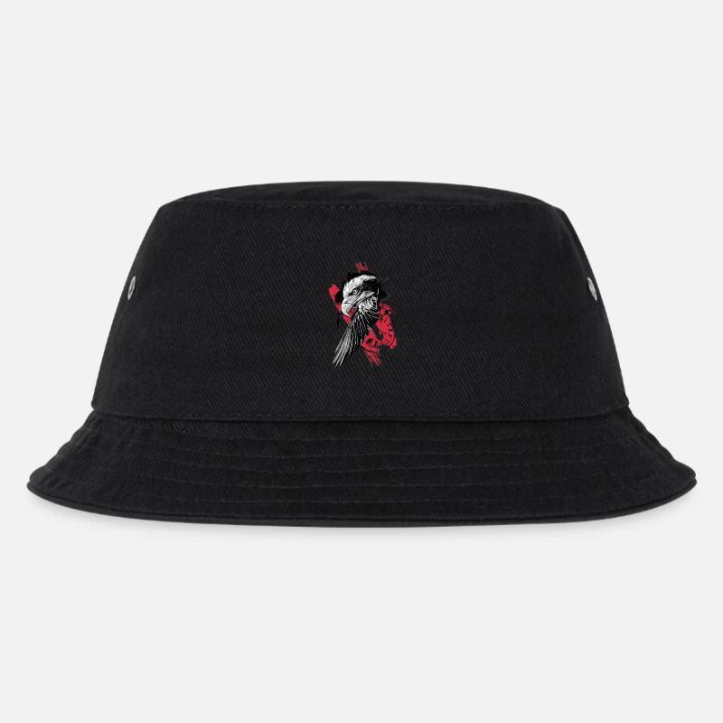 Trash Polka // Illustration - Kinder Bucket Hat - Schwarz