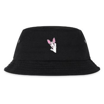 Rat Terrier - Kinder Bucket Hat - Schwarz - Vorne
